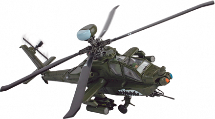 Модель вертолета AH-64D Apache Longbow США, Ирак 2013, 1:48 